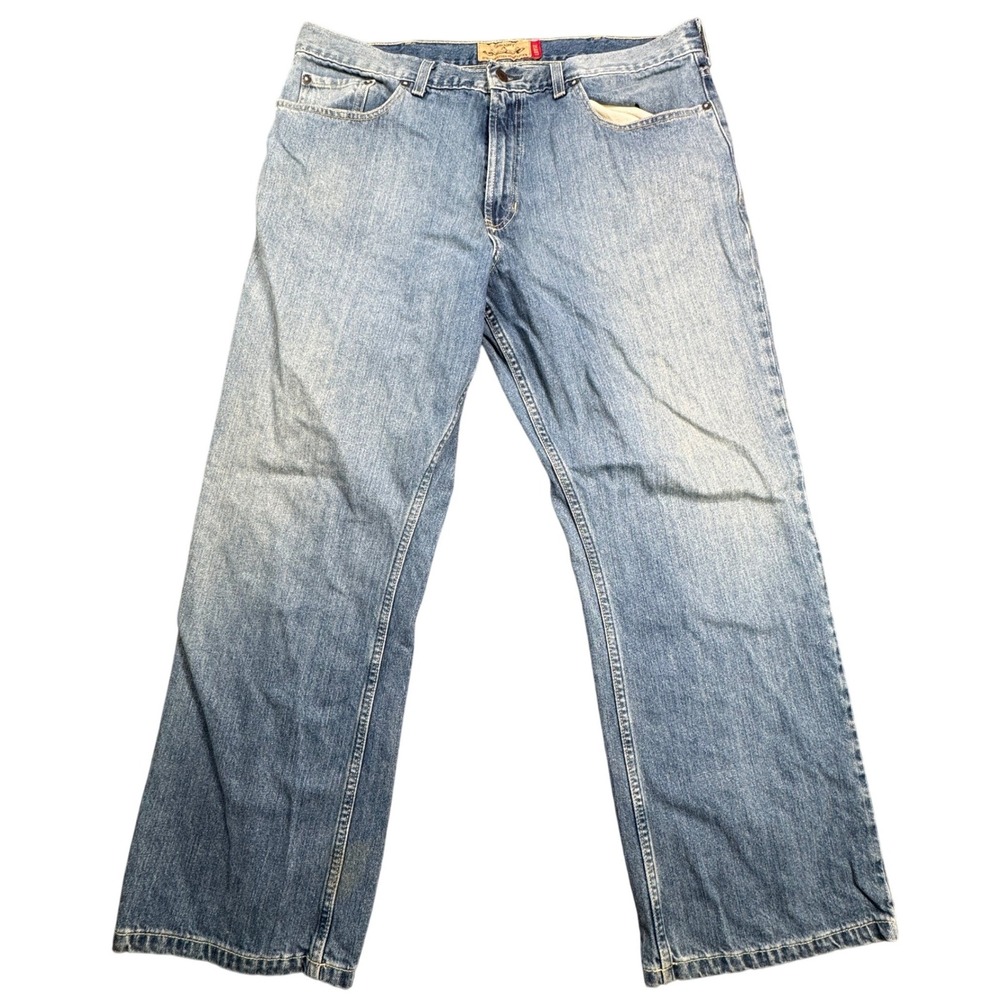 Vintage 90s Old Navy Loose Fit Jeans Mens 38x30 Light Wash Baggy Skater Denim